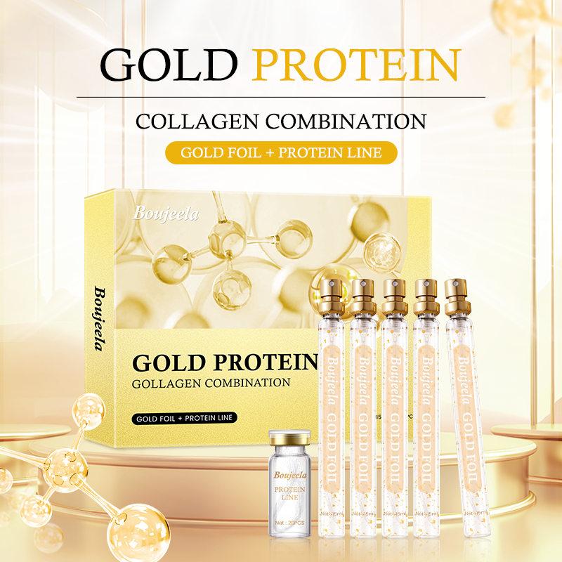Gold Protein Collagen Lines Gold Essence Combination Absorbable Collagen Thread for Face Brighten Firm Skin