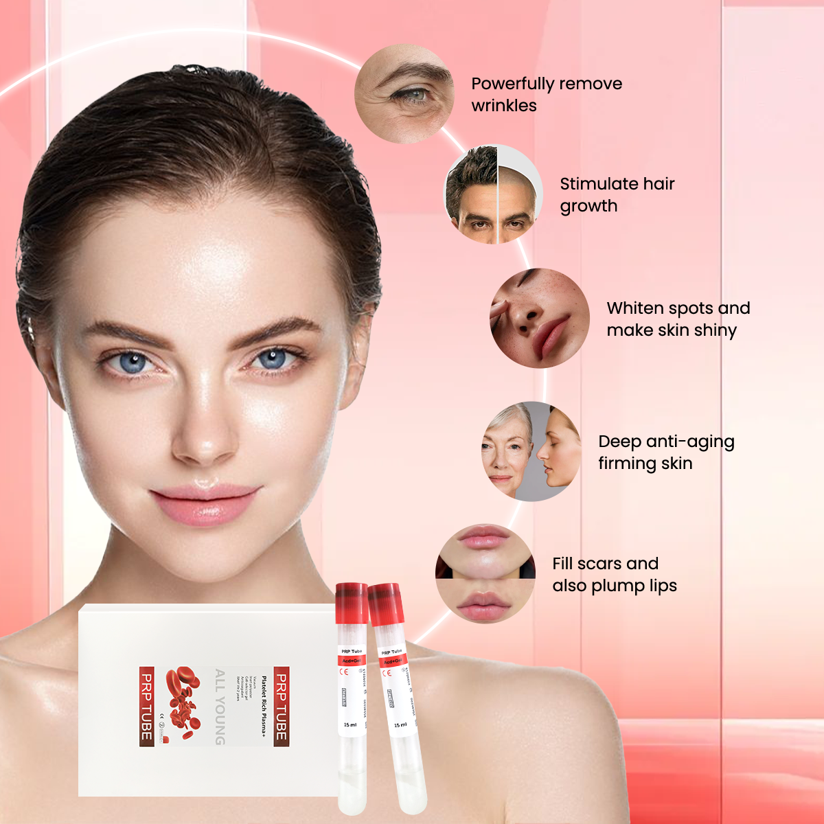 Complete PRP Kit ACD+GEL PRP Tube and Needle Syringe