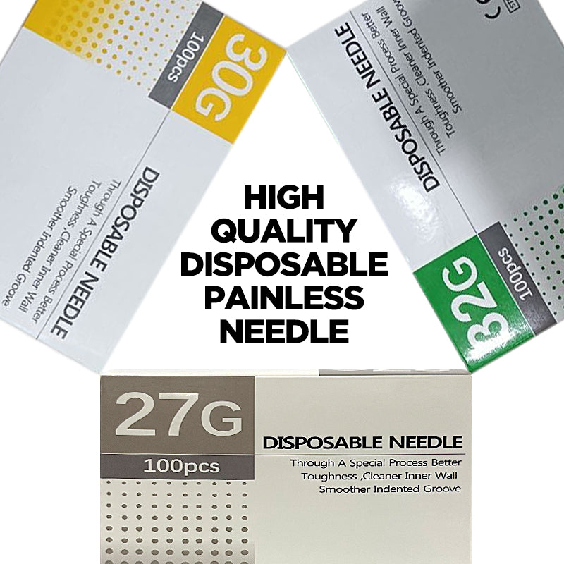 Korean Disposable Hypodermic Needle 18G 25G 27G 30G 31G 32G 34G Painless Small Needle
