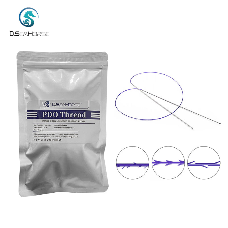 PDO Double Needle Thread for Jawline Chin Forhead Eyebrow Lifting