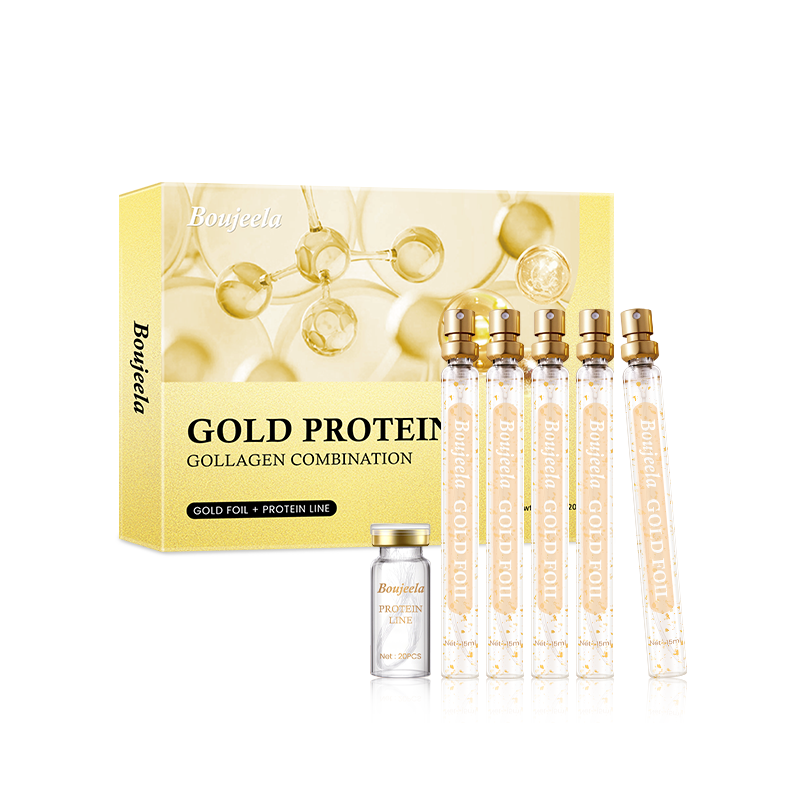 Gold Protein Collagen Lines Gold Essence Combination Absorbable Collagen Thread for Face Brighten Firm Skin
