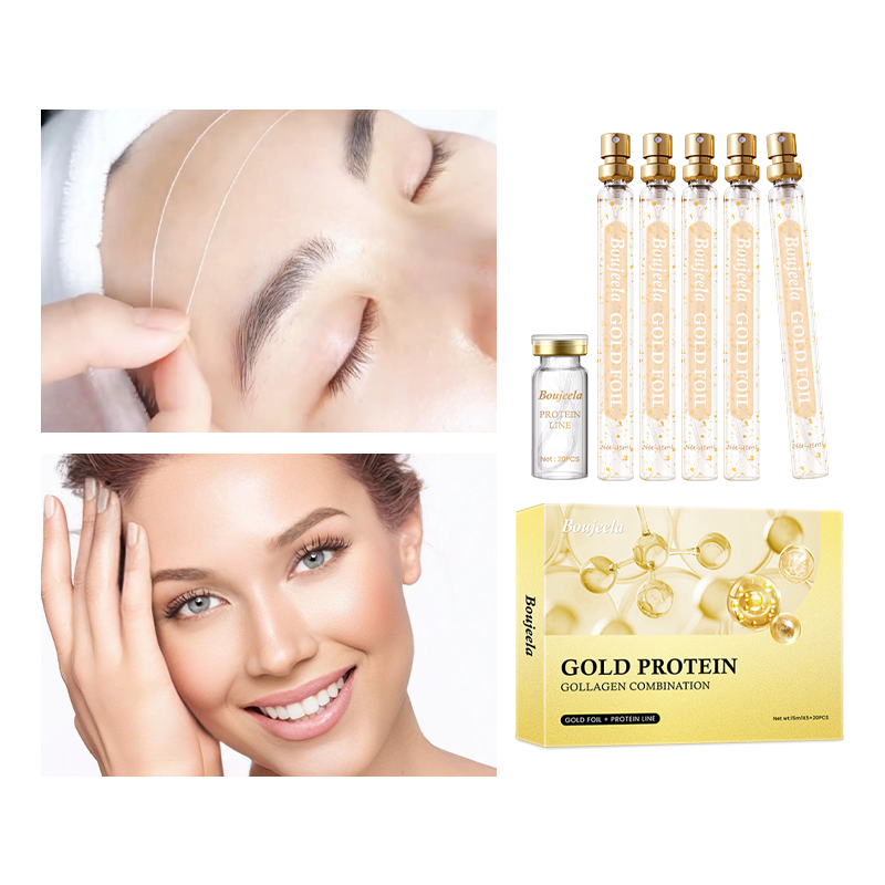 Gold Protein Collagen Lines Gold Essence Combination Absorbable Collagen Thread for Face Brighten Firm Skin