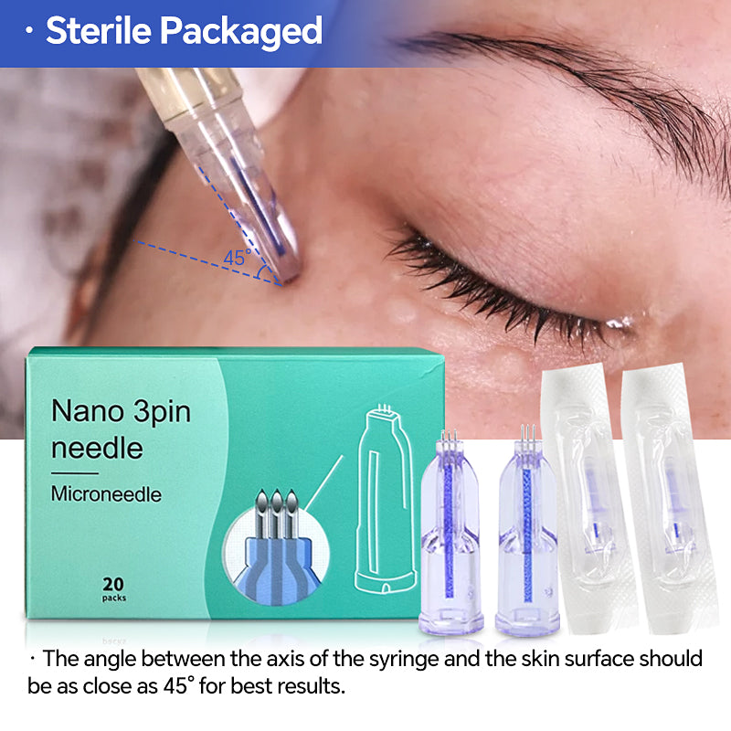 Nanosoft 3 Pins Microneedle 34G Ultra-fine Needles