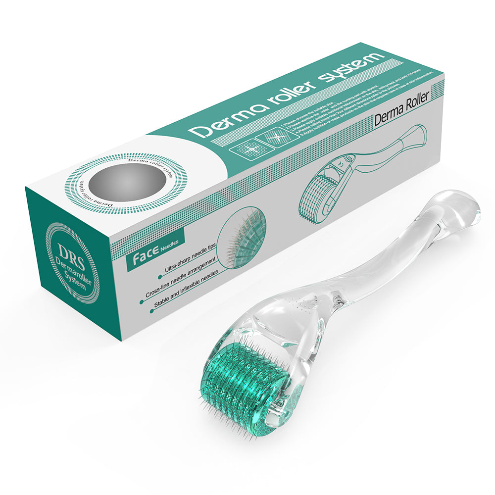 Derma Roller Titanium 192 Microneedling Roller with Case At Home Microneedling Device for Women and Men