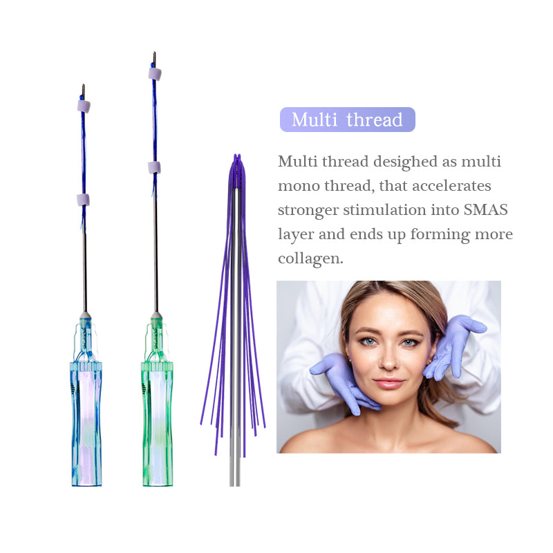 PDO Multi Molding Threads PCL Mesh for Nasolabial Folds Glabella Glabella Neck Abdomen Lifting