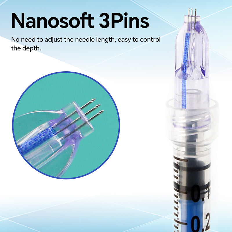 Nanosoft 3 Pins Microneedle 34G Ultra-fine Needles