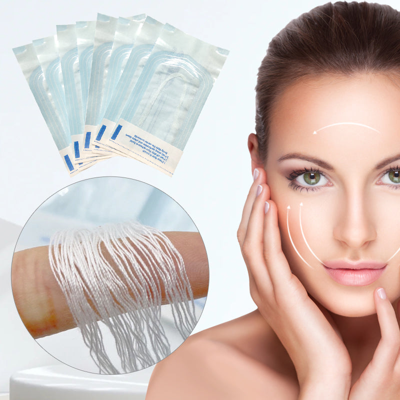 Absorbent Collagen Threads No Needle Protein Lines Anti Aging Skin Care