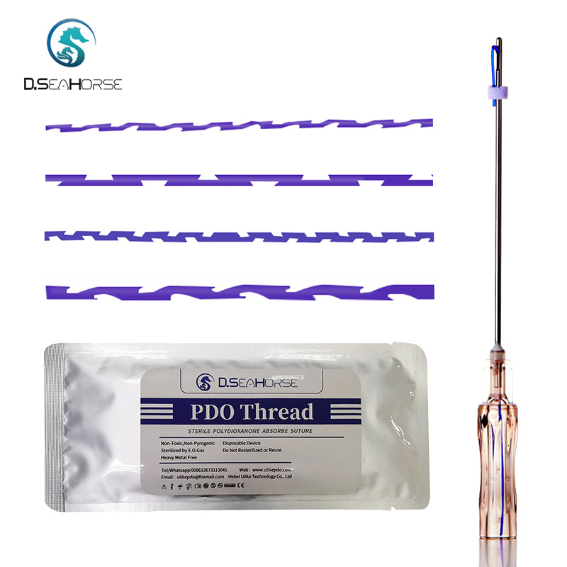 PDO Z Type /Whale /Shark Molding Thread for Glabella Face Abdomen Breast Neck Lifting