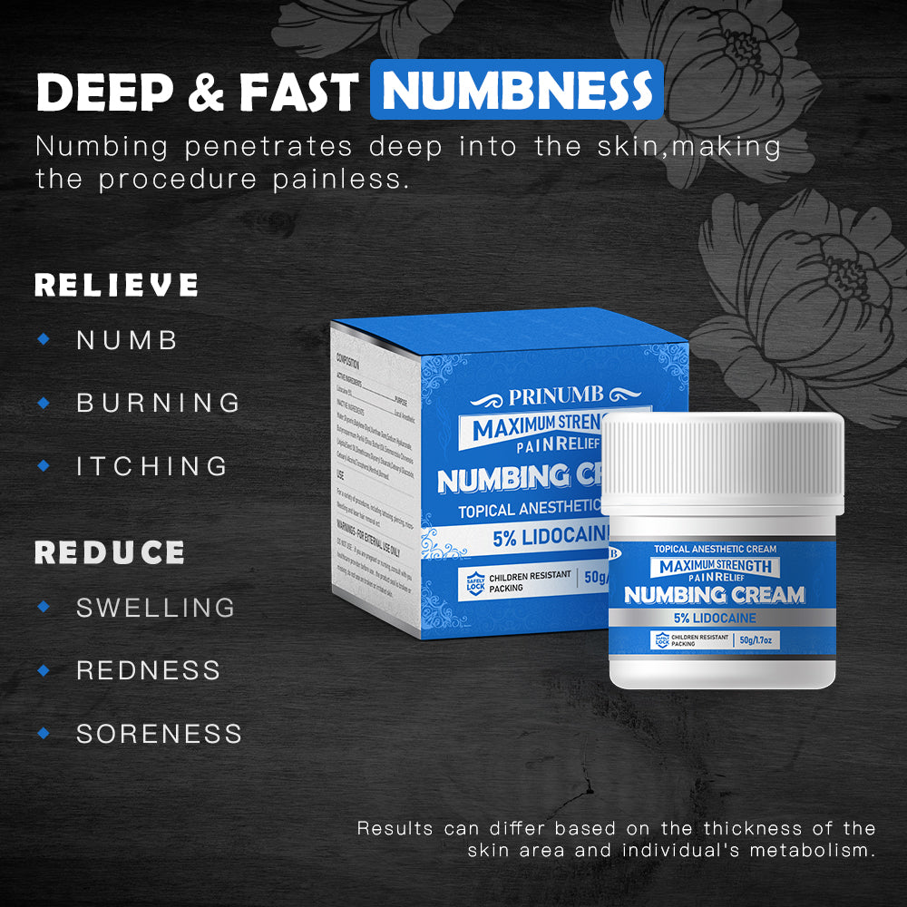 FDA Approved Tattoo Numbing Cream Topical Anesthetic Cream