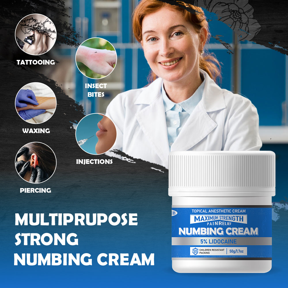 FDA Approved Tattoo Numbing Cream Topical Anesthetic Cream