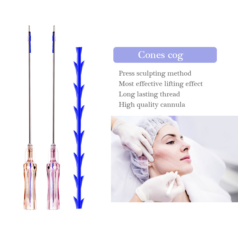 PDO Cog Fish Bone Thread for Middle Face Eyebrow Foreheard Cheek Lift Straightening Nasolabial Fold Upper Lower Legs