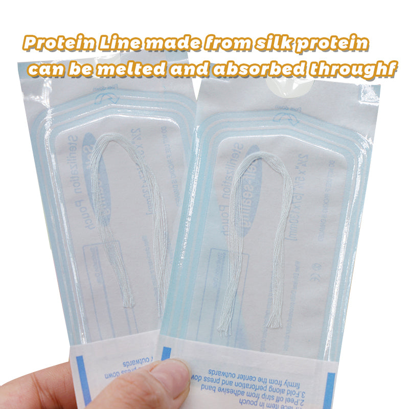 Absorbent Collagen Threads No Needle Protein Lines Anti Aging Skin Care