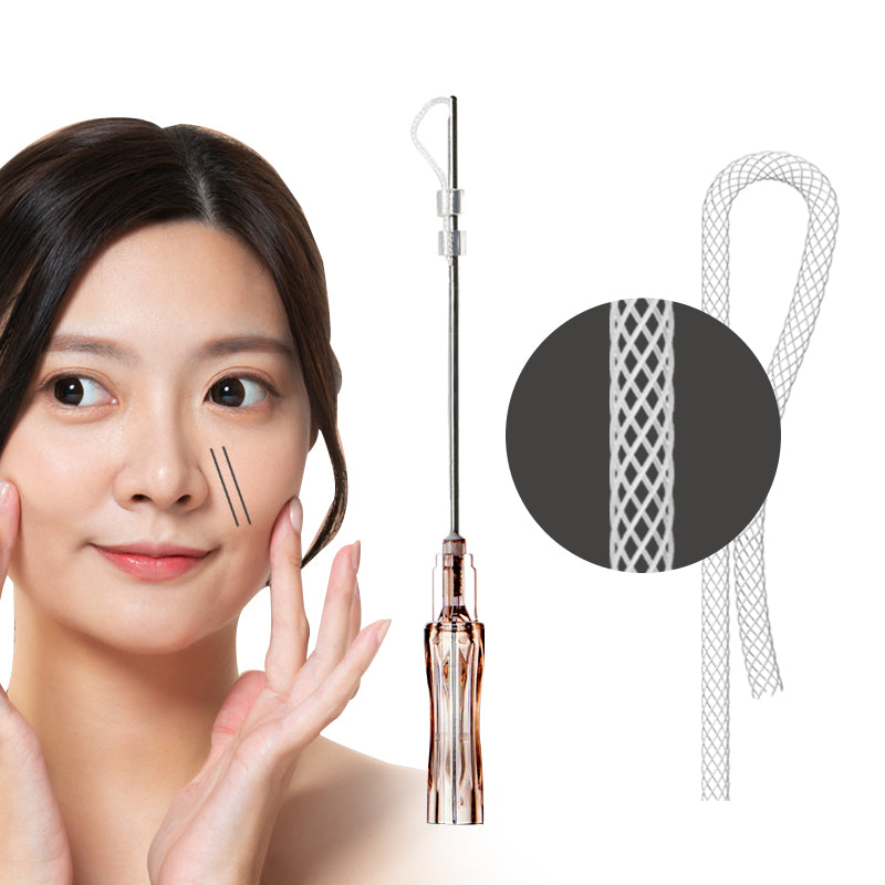 PDO Multi Molding Threads PCL Mesh for Nasolabial Folds Glabella Glabella Neck Abdomen Lifting