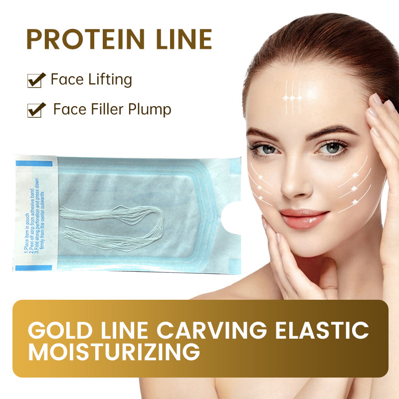 Absorbent Collagen Threads No Needle Protein Lines Anti Aging Skin Care