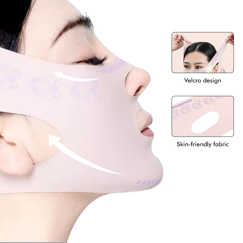 V Face Bandage Pink V-line Lift Mask Soft Chin Strap V Shaped