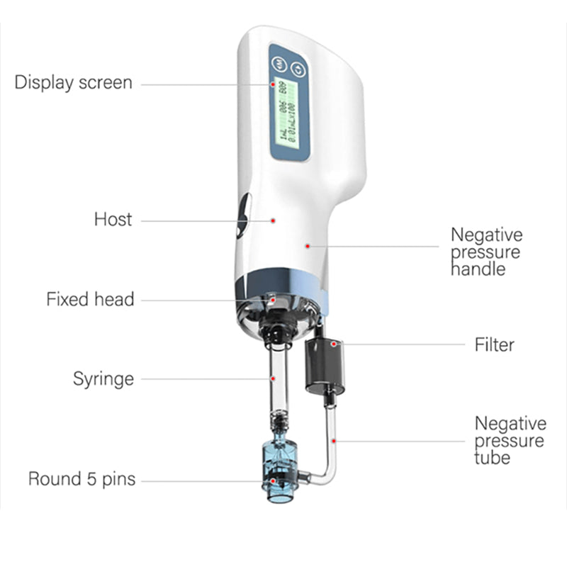 HaiFeel-S Touch Meso Injector Portable Water Mesotherapy Gun Injection Device for Skin-booster Treatment