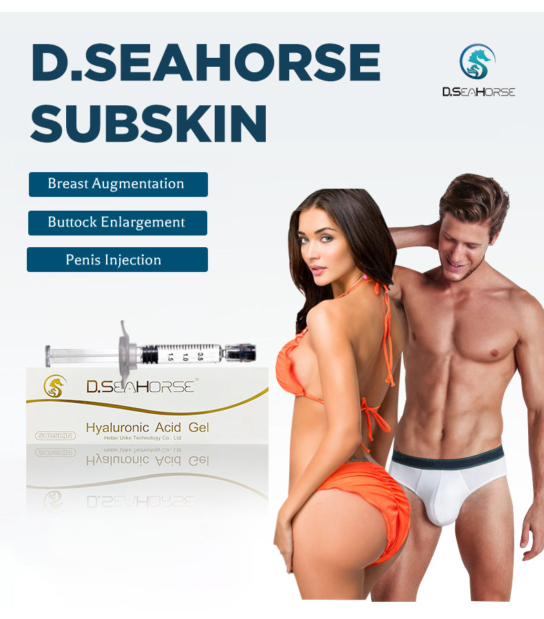D.seahorse Hyaluronic Acid Filler Injectable Filler Lip Filler Under Eye Filler Chin and Cheek Filler Jawline Filler Nasolabial Folds Filler Nose and Hand Filler
