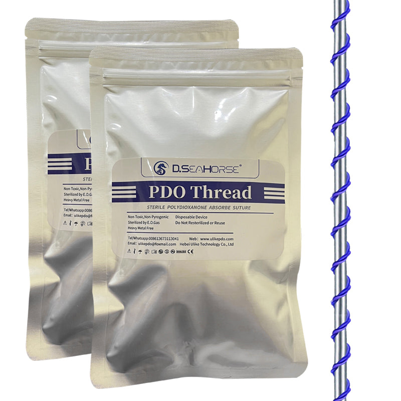 PDO Screw Threads for Lip Smoker Lines Nasolabial Folds Cheek Face Filling