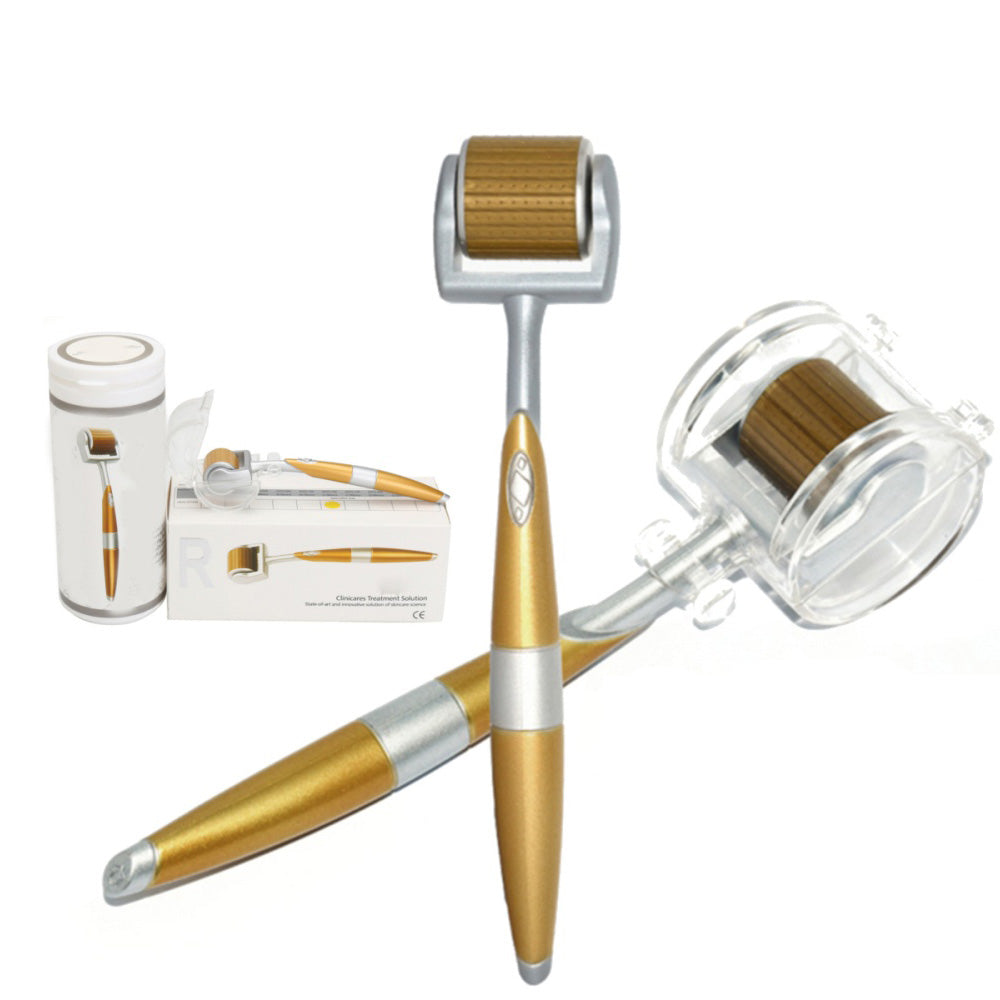 Professional Derma Roller ZGTS 192 Individual Real Needles Titanium Microneedling Roller for Home Use with Storage Case