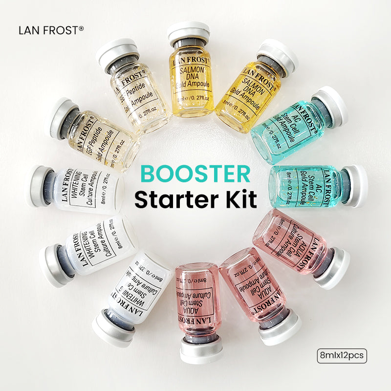 BB Glow Starter Kit Foundation and Booster Ampoules 12*8ml