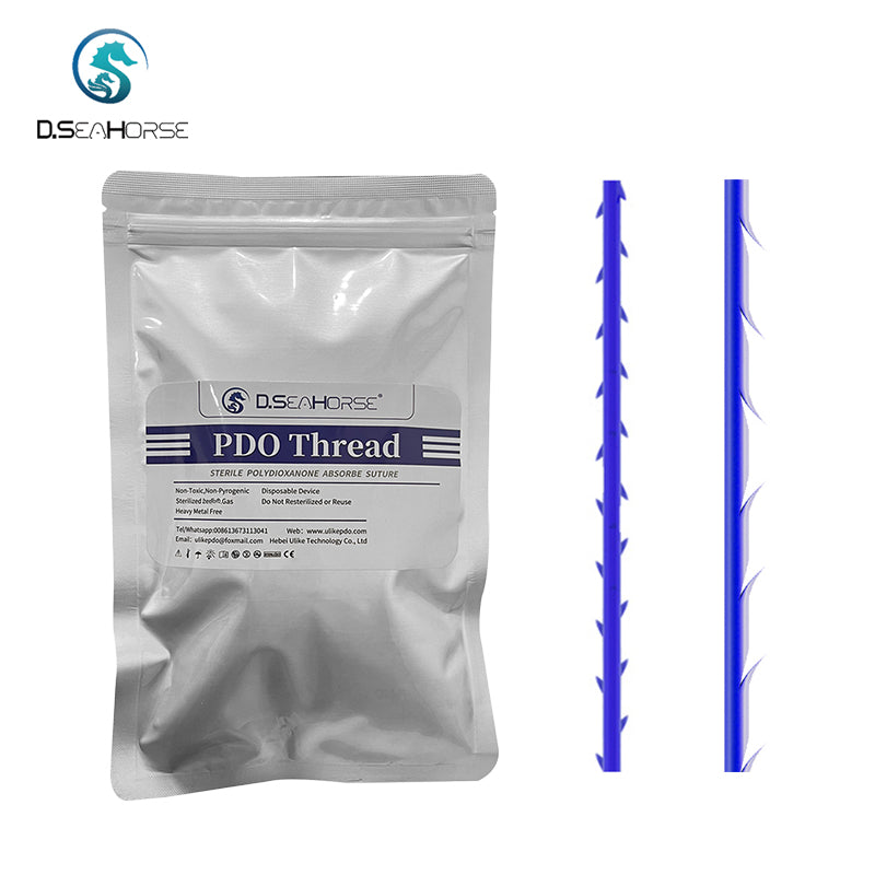 PDO Barbed Cog Threads for Upper Face Eyebrow Foreheard Cheek Nasolabial Folds Jaw Lifting