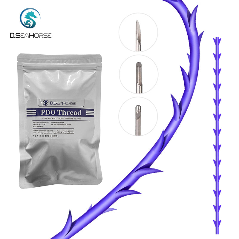 PDO Cog Fish Bone Thread for Middle Face Eyebrow Foreheard Cheek Lift Straightening Nasolabial Fold Upper Lower Legs