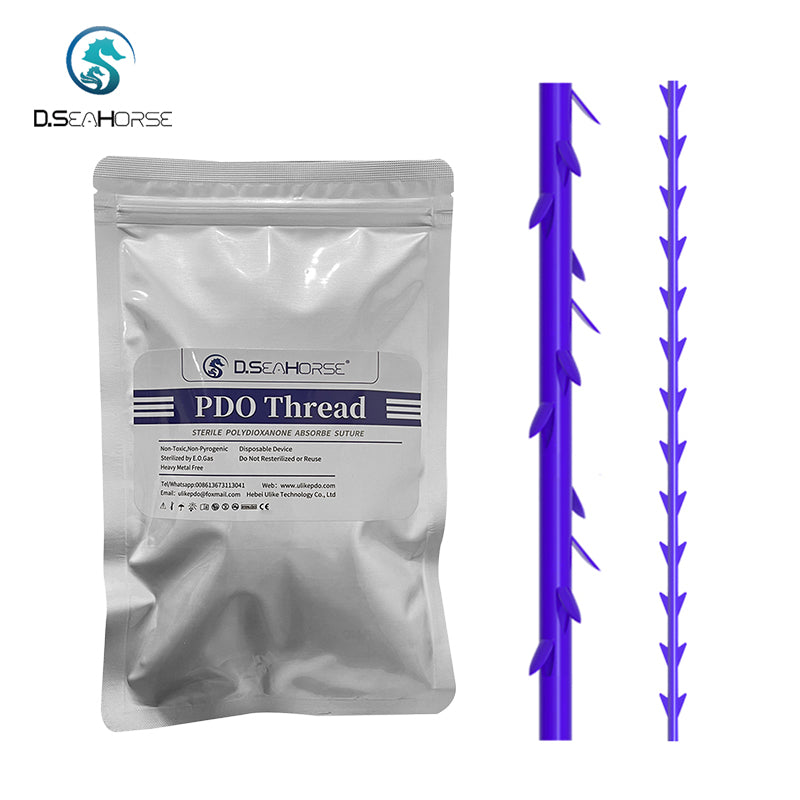 PDO Cog Fish Bone Thread for Middle Face Eyebrow Foreheard Cheek Lift Straightening Nasolabial Fold Upper Lower Legs