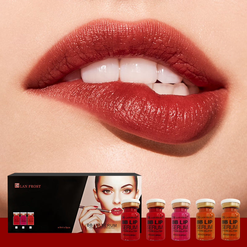BB Lip Serum Kit Lip Gloss Set Semi-permanent  Lip Make Up 5*8ml