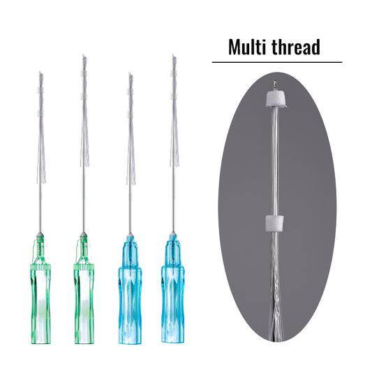 PCL Multi Threads L type Cannula 21g 23g