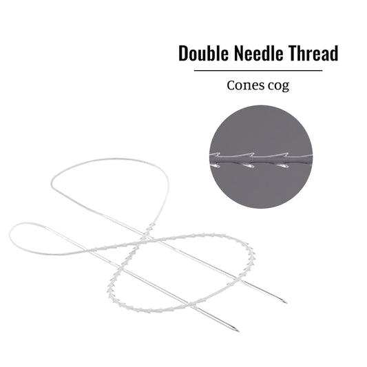 PCL Double Needle Threads 400mm