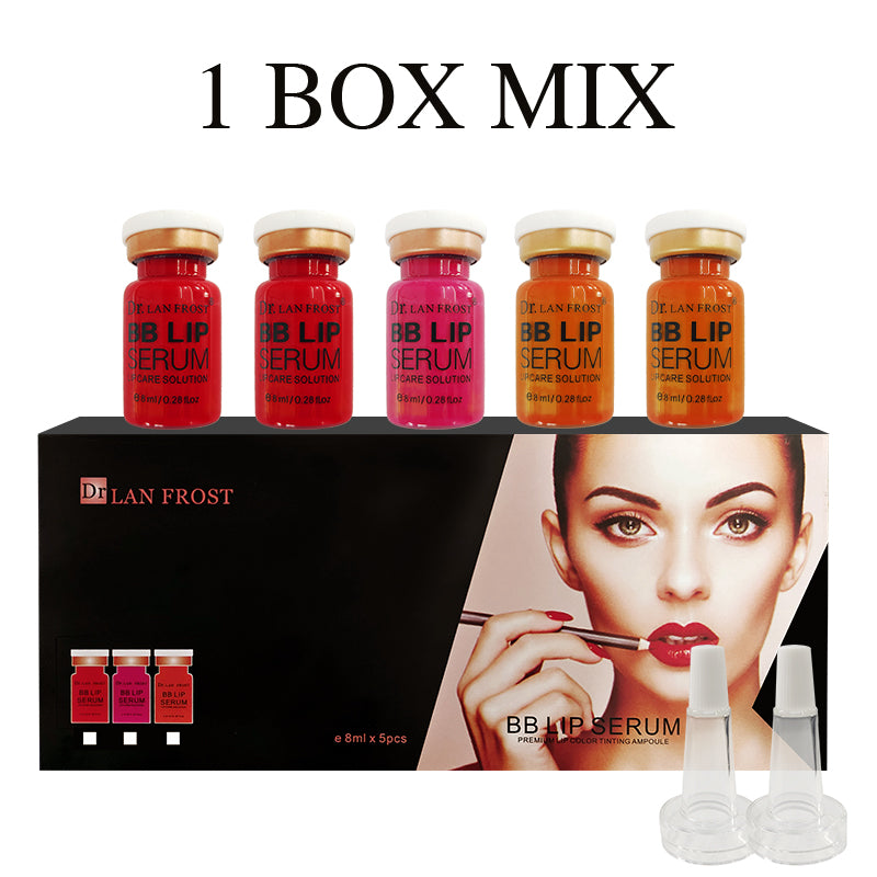 BB Lip Serum Kit Lip Gloss Set Semi-permanent  Lip Make Up 5*8ml