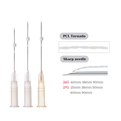 PCL Tornado Threads Sharp Needle 26g 27g