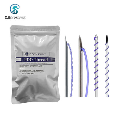 PDO Smooth Mono Tornado Scew Threads for Smoker Lines Nasolabial Folds Lip Contour Cheek Frown Lines Face Wrinkle Filling