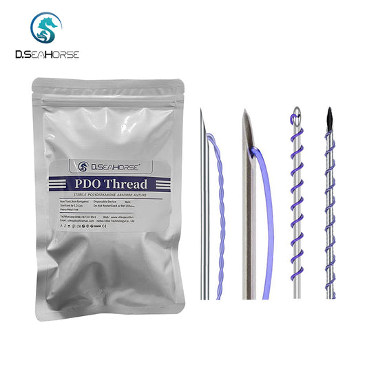 PDO Smooth Mono Tornado Scew Threads for Smoker Lines Nasolabial Folds Lip Contour Cheek Frown Lines Face Wrinkle Filling